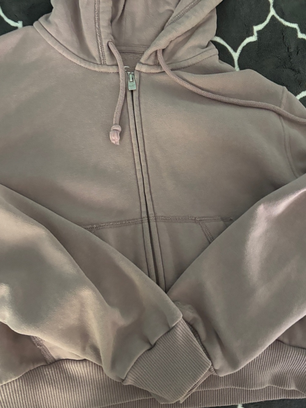 Hollister Dusty Mauve Hoodie with Drawstring